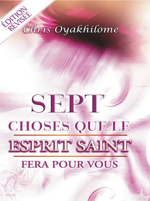 cover image of Sept Choses que L'Esprit Saint Fera Pour Vous